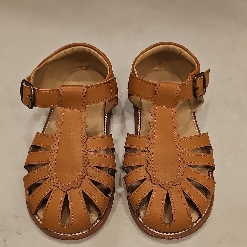 Girls Felix And Flora Tan Sandal Size 11